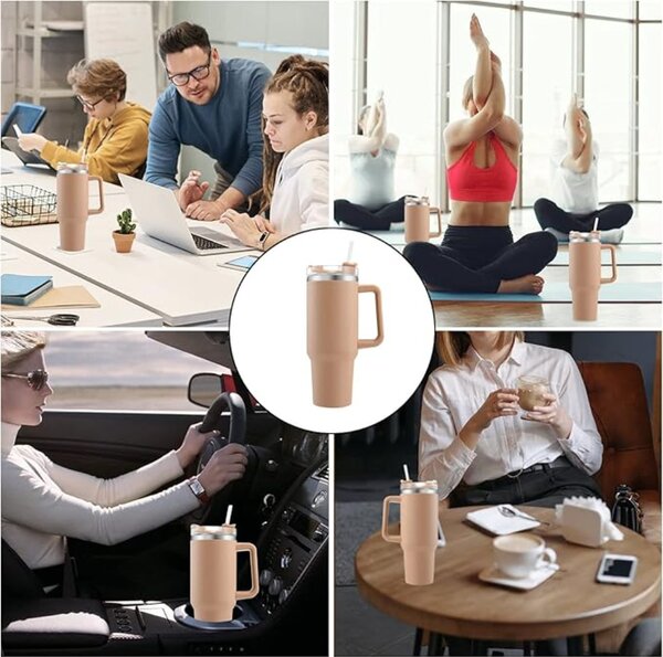 Nagy méretű thumbler pohár - 1200 ml - Barna