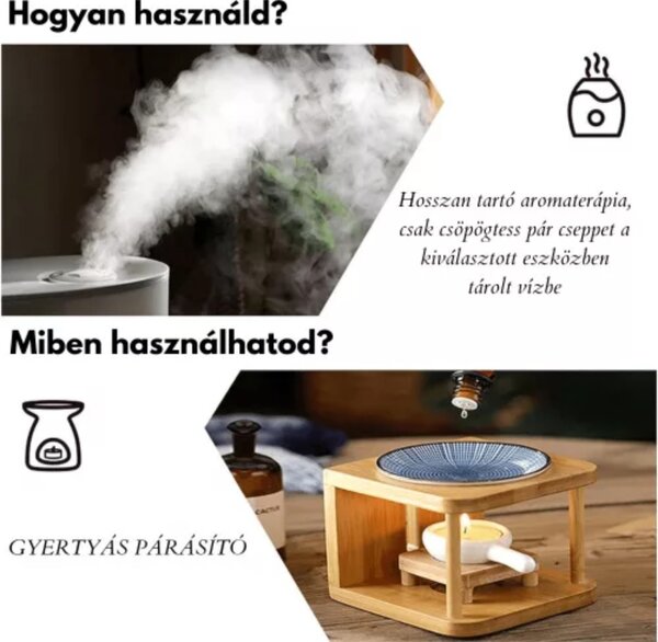 Pulaiyi Aromaterápiás Illóolaj Készlet Díszdobozban - 12 db