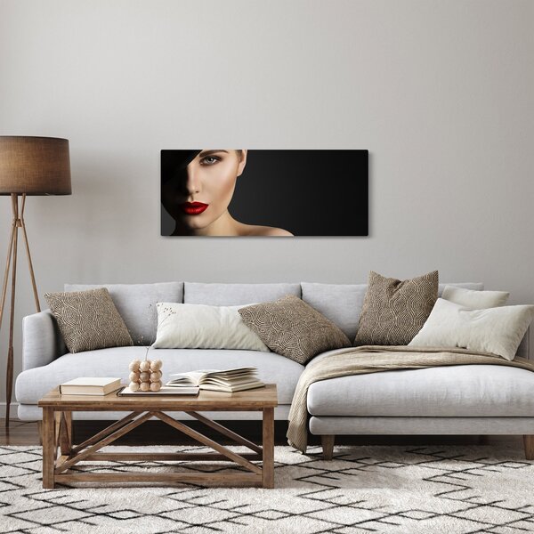 Kép - kalapos nő portréja (120x50 cm)