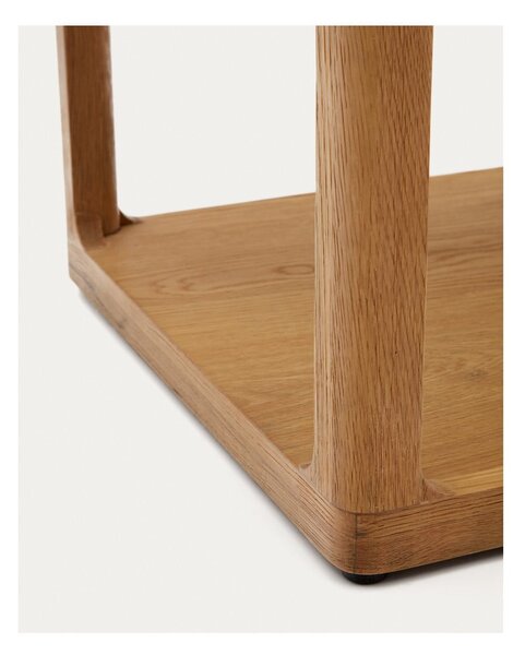 Tárolóasztal tölgyfa dekorral 50x50 cm Maymai – Kave Home