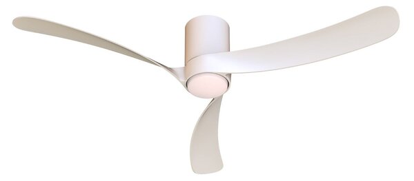 Nemo II L fehér LED mennyezeti ventilátor, DC, csendes, CCT – Mantra Mantra Iluminación, Nemo II L, dimmable, Fehér, Nappali, Fém, Modern