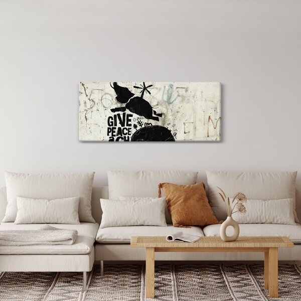 Kép - Slon nad zemou (120x50 cm)