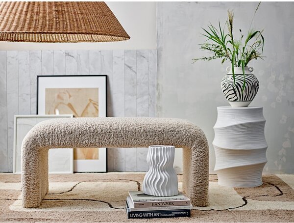 Krémszínű buklé pad Bobbie – Bloomingville