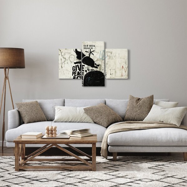 Kép - Slon nad zemou (90x60 cm)