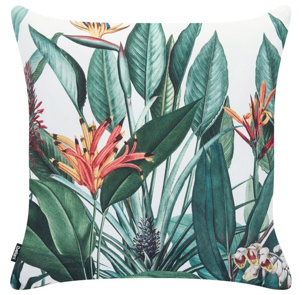 Kültéri díszpárna kétdarabos szettben NANDINA Növénymintás 45 x 45 cm Zöld
