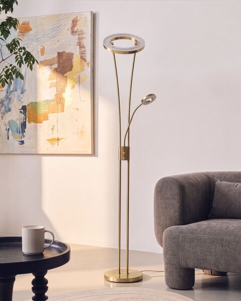 LED állólámpa KENNET Dimmer funkcióval Fém Bronz