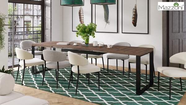 MAZZONI EXPORT IRIS Homokbézs (Victoria A80 szövet) - MODERN LOFT KÁRPITOZOTT SZÉK NAPPALIBA/ÉTKEZŐBE