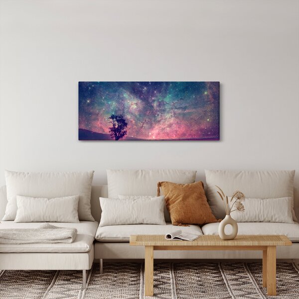 Kép - természetfeletti éjszakai égbolt (120x50 cm)
