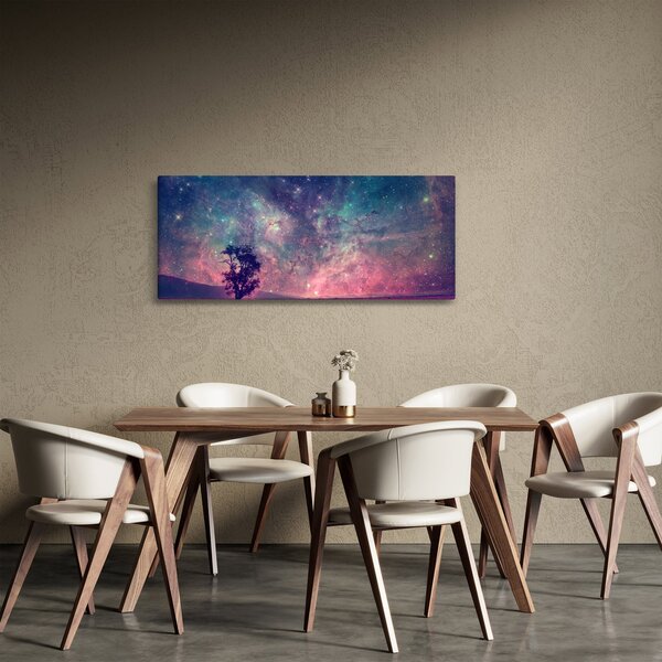 Kép - természetfeletti éjszakai égbolt (120x50 cm)