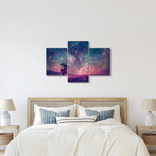 Kép - természetfeletti éjszakai égbolt (90x60 cm)