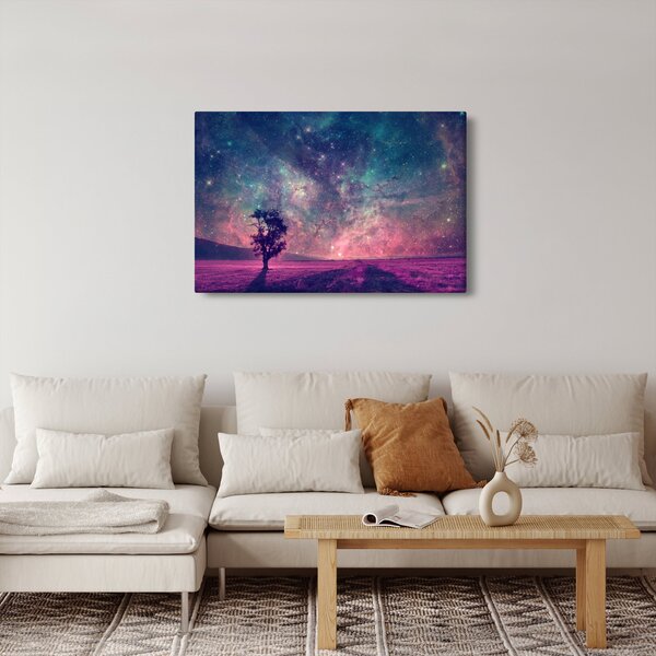 Kép - természetfeletti éjszakai égbolt (90x60 cm)