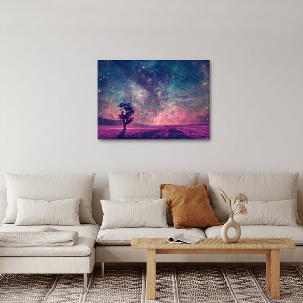 Kép - természetfeletti éjszakai égbolt (70x50 cm)