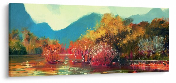 Kép - őszi színek (120x50 cm)