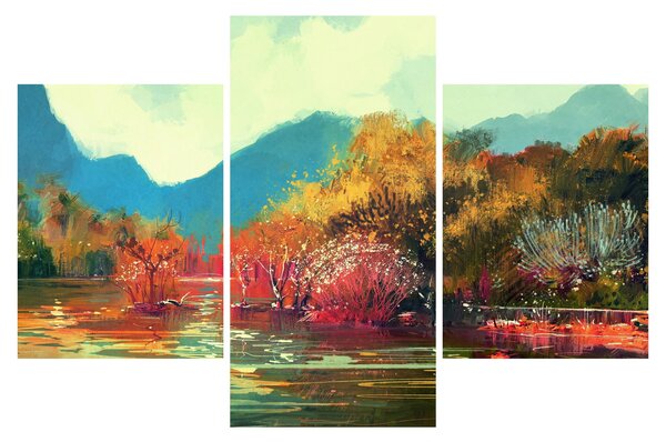 Kép - őszi színek (90x60 cm)