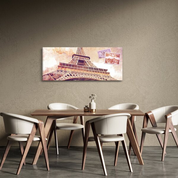 Kép - Kilátás Párizsból (120x50 cm)