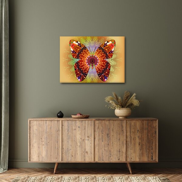 Kép - etno pillangó (70x50 cm)