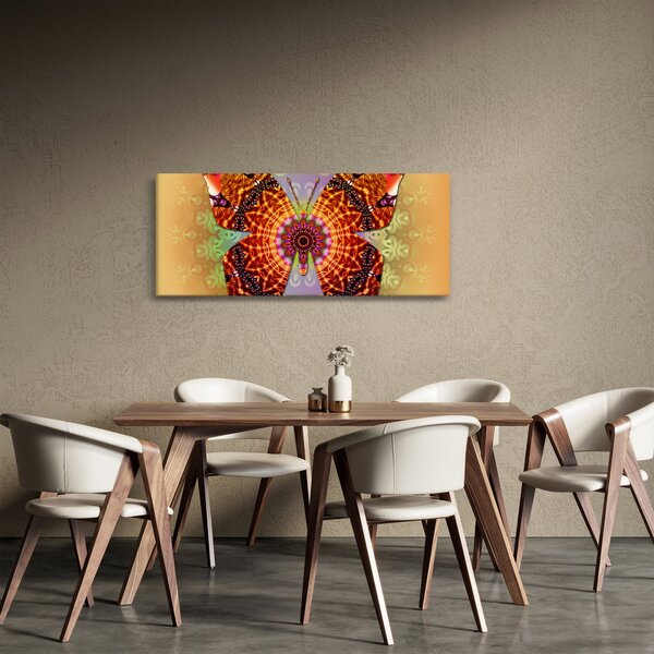 Kép - etno pillangó (120x50 cm)