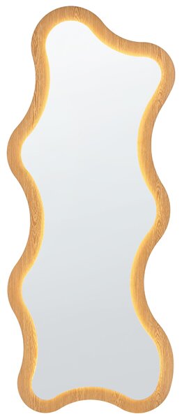 Falitükör COMBRE 61 cm 170 cm Világosbarna