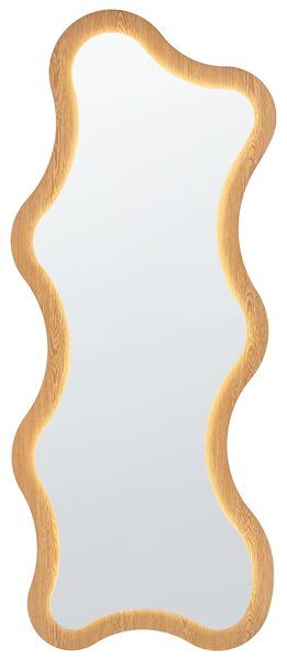 Falitükör COMBRE 61 cm 170 cm Világosbarna