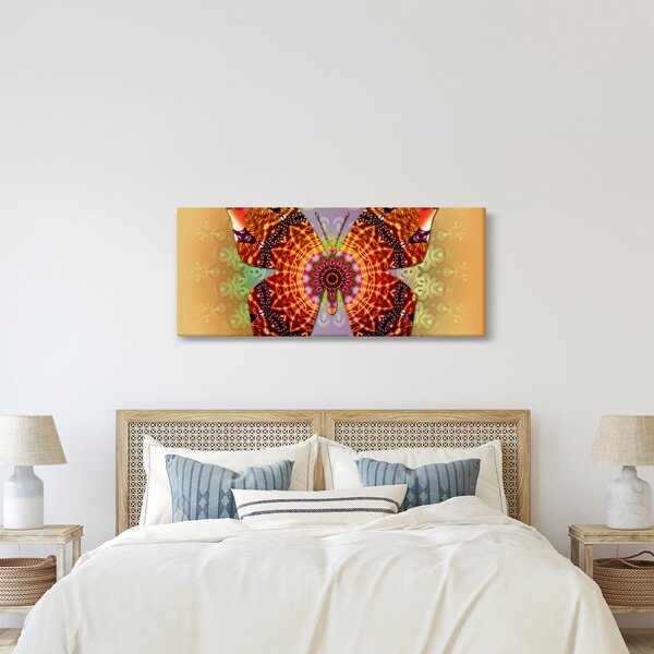 Kép - etno pillangó (120x50 cm)
