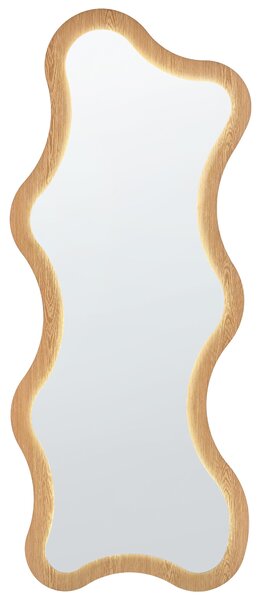 Falitükör COMBRE 61 cm 170 cm Világosbarna