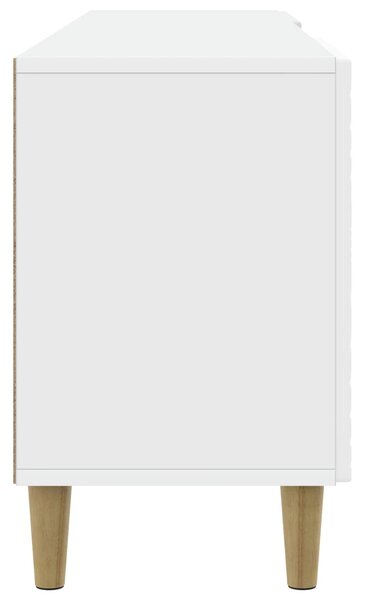 TV szekrény 102 x 34,5 x 50 cm Fehér Szerelt Fa