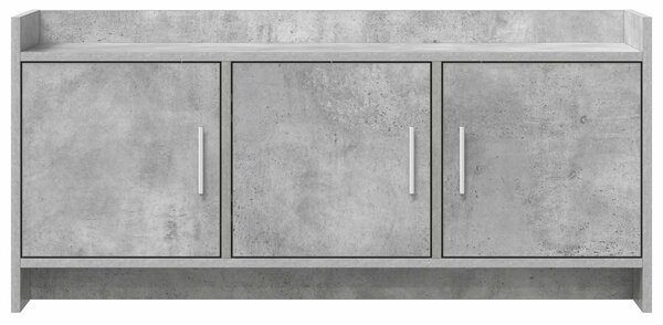TV szekrény 102 x 33 x 47 cm Betonszürke Szerelt Fa