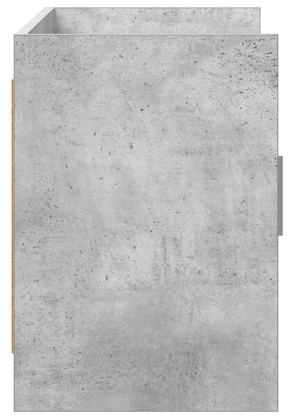 TV szekrény 102 x 33 x 47 cm Betonszürke Szerelt Fa