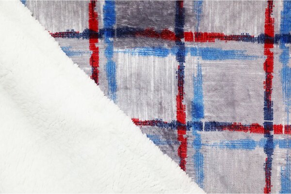Takaró Fashion 160x210 cm kékes-szürke