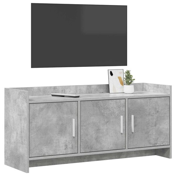 TV szekrény 102 x 33 x 47 cm Betonszürke Szerelt Fa