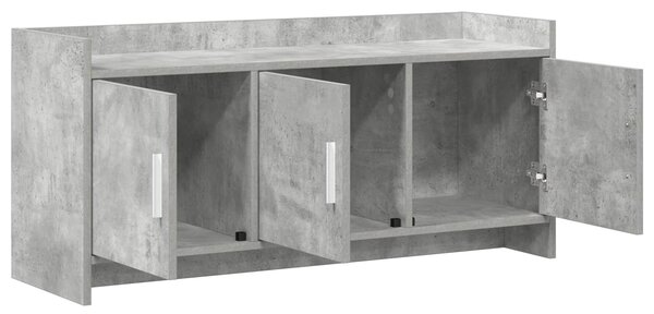 TV szekrény 102 x 33 x 47 cm Betonszürke Szerelt Fa