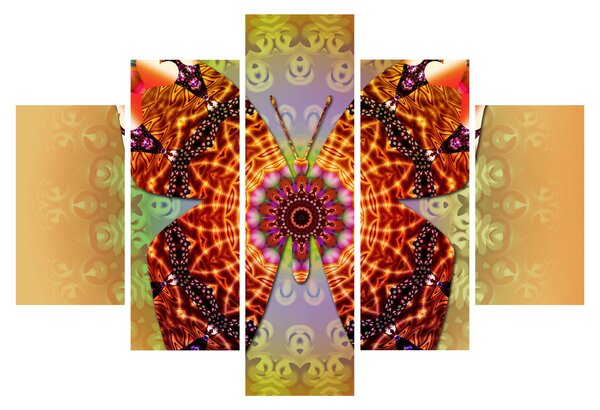 Kép - etno pillangó (150x105 cm)