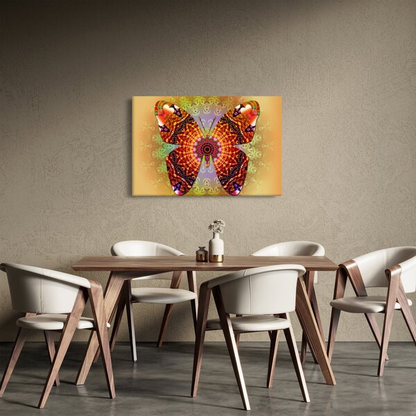 Kép - etno pillangó (90x60 cm)