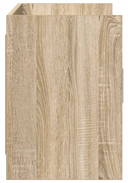 TV szekrény 102 x 33 x 47 cm Sonoma Tölgy Szerelt Fa