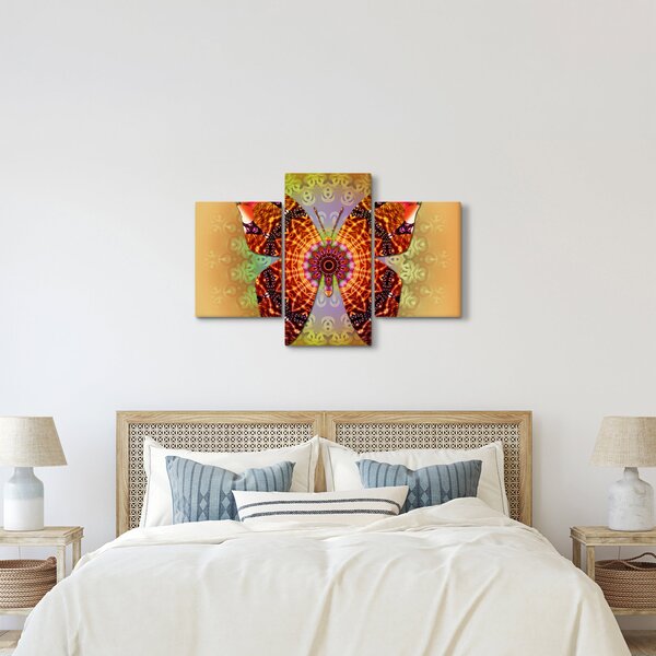 Kép - etno pillangó (90x60 cm)