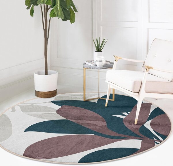 Mosható-robotporszívóval tisztítható kerek szőnyeg ø 120 cm Comfort – Mila Home