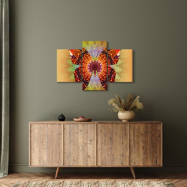 Kép - etno pillangó (90x60 cm)