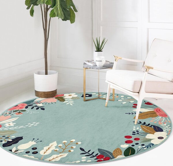 Mosható-robotporszívóval tisztítható kerek szőnyeg ø 120 cm Comfort – Mila Home
