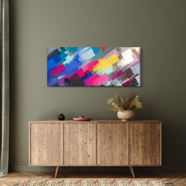 Kép - Színes ecsetvonások (120x50 cm)
