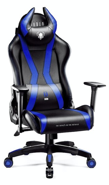 Diablo X-Horn 2.0 gamer szék Normál méret: Fekete-kék Diablochairs IK-W64I-I1BU
