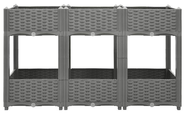 Polipropilén magaságyás 120 x 40 x 71 cm