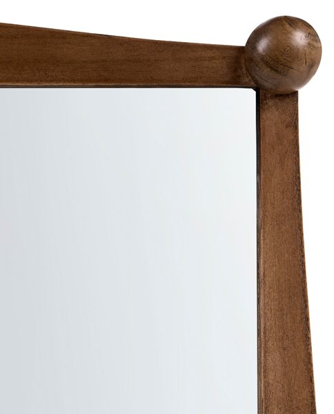 Falitükör TORTERON 61 cm 91 cm Császárfa Barna
