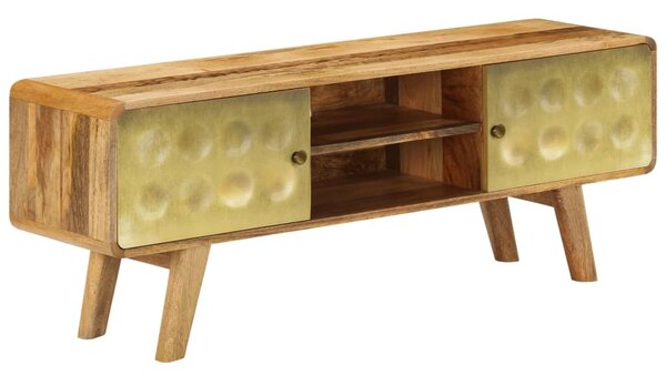 Tömör mangófa TV-szekrény 120 x 30 x 45 cm