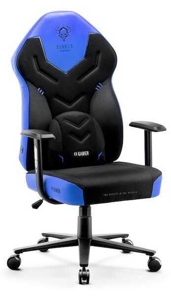 Diablo X-Gamer 2.0 Gamer szék Normal Size: fekete-kék Diablochairs 2I-8L10-76E5