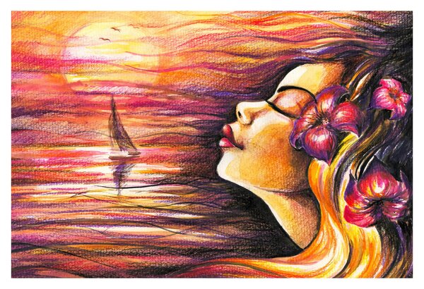 Kép - Nyári emlékek (90x60 cm)
