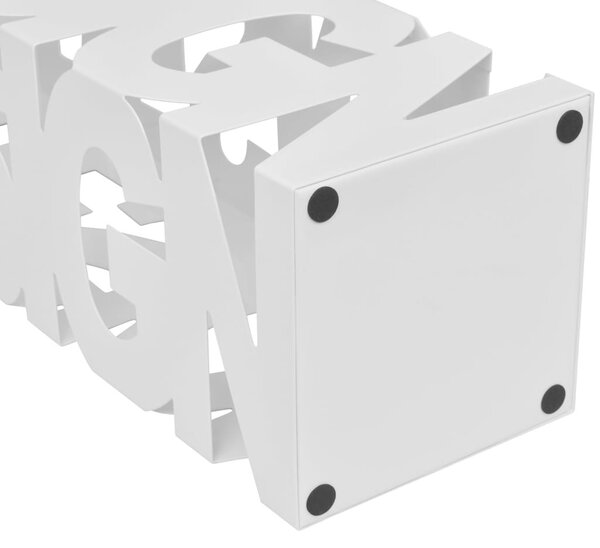 Szögletes esőermyő / sétabot tartó 48,5 cm fehér