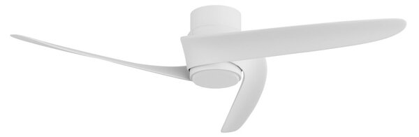 Groenland S fehér, csendes, intelligens LED mennyezeti ventilátor – Mantra Mantra Iluminación, Groenland S, dimmable, Fehér, Nappali, Fém, Modern