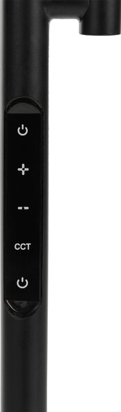 LED állólámpa ESKALDE Távirányítóval Dimmer funkcióval Fém Fekete
