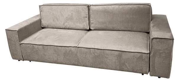 Kihúzható heverő, szürkésbézs Taupe, HARPERA BIG SOFA