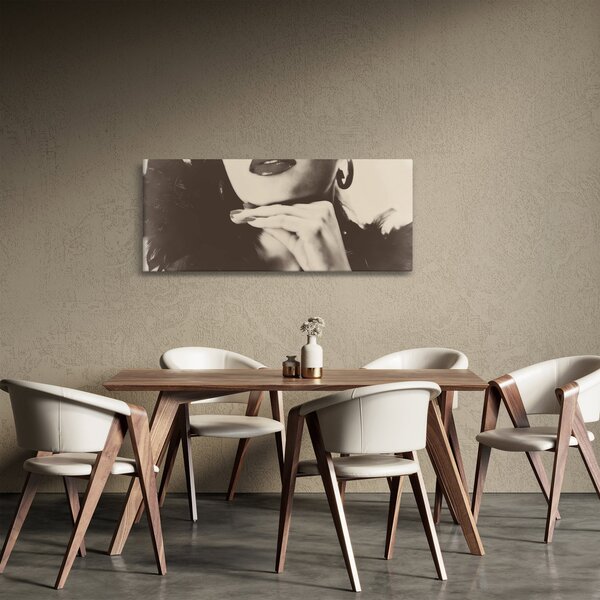 Kép - Vintage fotó egy nőről (120x50 cm)